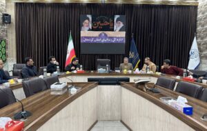 برگزاری جلسه هم‌اندیشی ستاد مردمی دیه کردستان با صدا و سیمای مرکز استان
